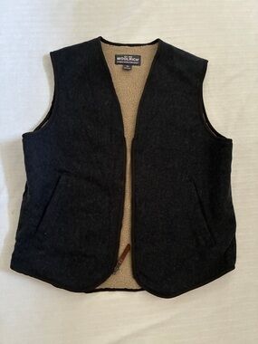 Woolrich Charcoal 412 Wool Blend Vest